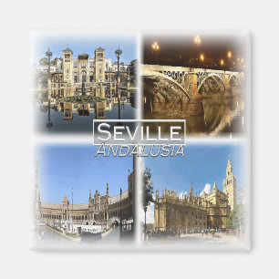 ES0124 Europa, Spanje, Andalusië, Sevilla, Koelkas Magneet