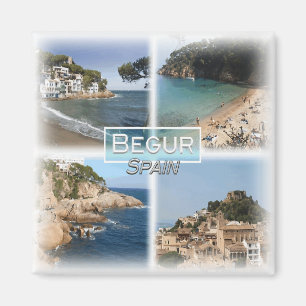 ES0147 Europa, Spanje, Begur, Koelkast Magneet
