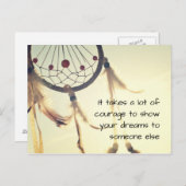 Es braucht viel Mut Briefkaart (Voorkant / Achterkant)