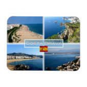 ES Costa Brava - Calella Beach - Tossa de Mar - Magneet (Horizontaal)