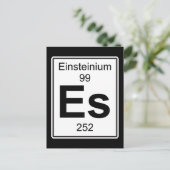 Es - Einsteinium Briefkaart (Staand voorkant)
