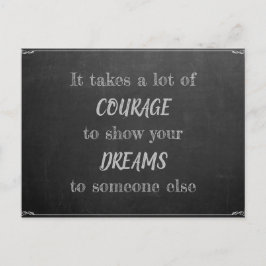 Es erfordert Mut Briefkaart