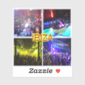 ES Ibiza ^ discos in Ibiza Sticker (Vel)