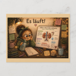 Es läuft! briefkaart