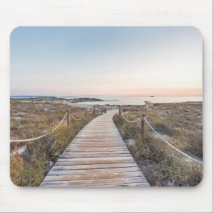 Es Pujols-strand op zonsopgang Muismat