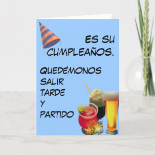 Es su cumpleaños. kaart