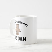 Es-Tu Un Castor ? Cuz Dam Coffee Mug (Devant gauche)