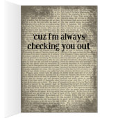 Es-tu un livre de bibliothèque ? Valentine vintage (Intérieur (Droit))