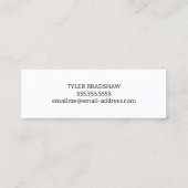 Es-tu une carte d'appel Dentist Fun Dalling Card (Dos)