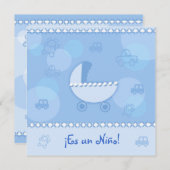 Es un Niño 01 - Invitación Kaart (Voorkant / Achterkant)