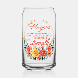 Esaïe 40:29 Il donne le pouvoir Écriture Florale R
