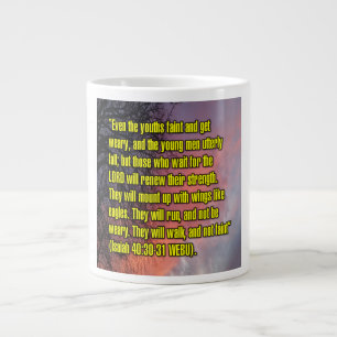 Ésaïe 40:30-31 WEBU Mug