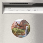 Esaïe 40:31 Magnet de la sculpture - Ailes comme a (In Situ (Lave-vaisselle))