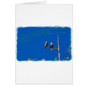 Esaïe 40:31 sur blanc