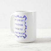 Ésaïe 43:18 - 15 oz. Mug (Devant gauche)