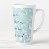 Ésaïe 43:2 Quand tu y vas... Latte Mug (Droite)