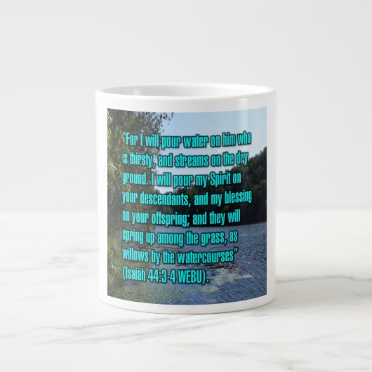 Ésaïe 44:3-4 WEBU Mug (Devant)