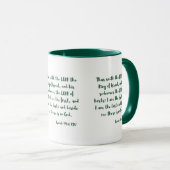 Esaïe 44:6 KJV Bible Verse Mug à deux tons (Devant droit)