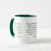 Esaïe 44:6 KJV Bible Verse Mug à deux tons (Devant gauche)
