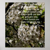 Ésaïe 46:4 affiche (Devant)