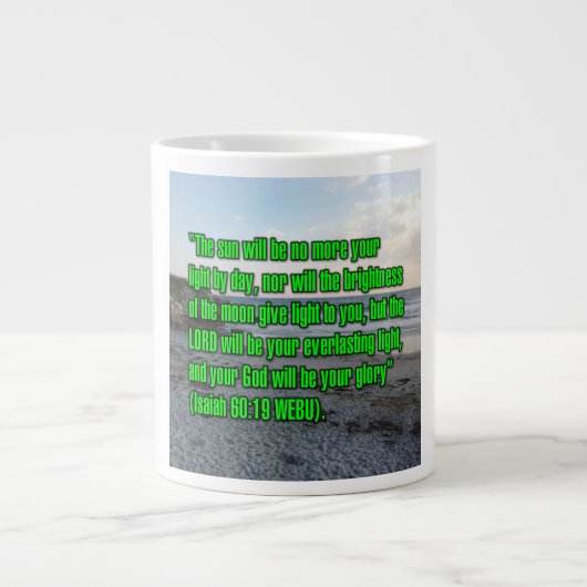 Ésaïe 60:19 WEBU Mug (Devant)
