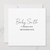 Esaïe 60:22 Faire-part de grossesse (Dos)