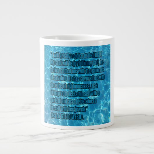 Ésaïe 61:10 WEBU Mug (Devant)