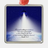 Ésaïe 9:2 Ornement de Noël (Devant)