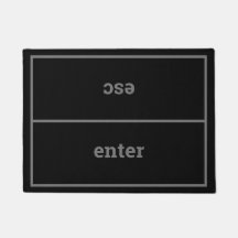 Esc invoeren | Geeky Black Grey Computer Keys