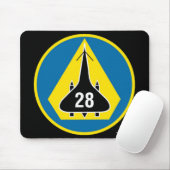 Escadron de cadet d'USAFA 28" tapis de souris de (Avec souris)
