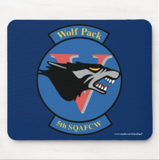 Escadron de cadet d'USAFA 5" tapis de souris de