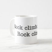 Escalade de roche, Joel. tasse (Devant gauche)