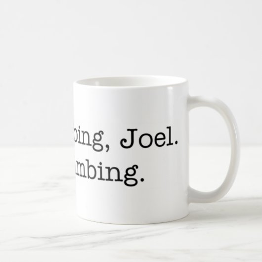 Escalade de roche, Joel. tasse (Droite)