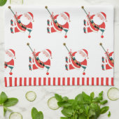 Escalade de roche Père Noël Noël Serviette de cuis (Plié)