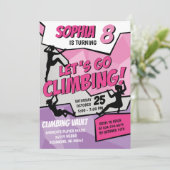 Escalade de roche personnelle filles Invitation d' (Debout devant)