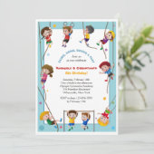 Escalade Invitation pour enfants (Debout devant)