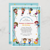 Escalade Invitation pour enfants (Devant / Derrière)