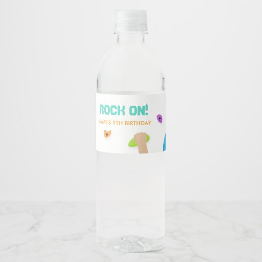 Escalade Rocheuse colorée Favoriser Étiquette bout (Devant)