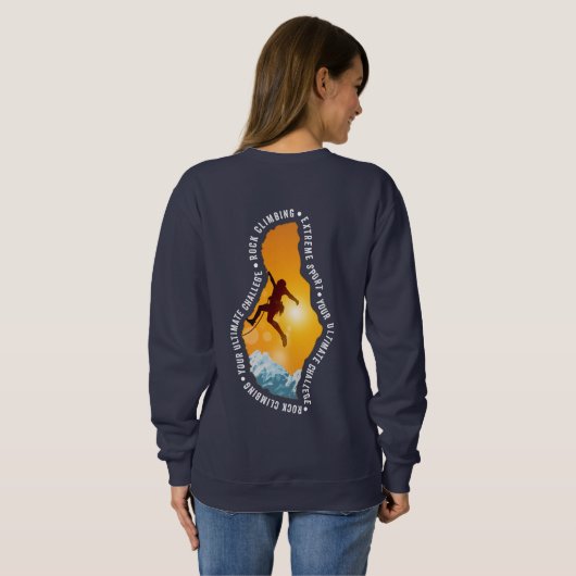 Escalade rock | Femmes Sweatshirts (Dos entier)