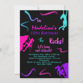 Escalade rock Invitation anniversaire Escalade int (Devant)