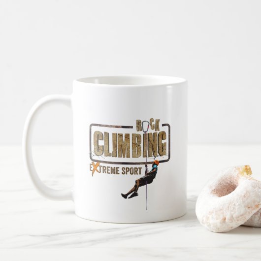 Escalade rock | Mug classique #11 (Avec donut)