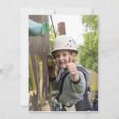 Escalade Rock personnelle Invitation fête d'annive (Dos)