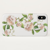 Escalade Rose Aquarelle iPhone / coque ipad (Dos (Horizontal))