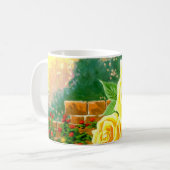 Escalade Yellow Roses Café Mug (Devant gauche)