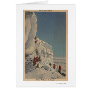 Escalapeurs de glace dans Rainier National Park, W