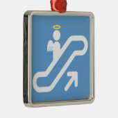 Escalator, geen trap metalen ornament (Rechts)