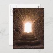 Escalier aux cartes postales de ciel (Devant / Derrière)