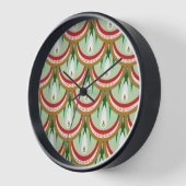 Escalier en bois Horloge encadrée en bois (Angle)