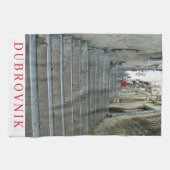 Escalier en pierre de Dubrovnik vue torchon (Horizontal)