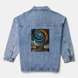 Escalier Spiral Magique En Tee Galaxy Starry